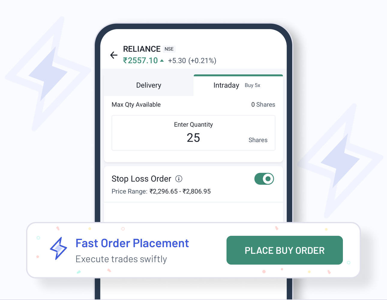 Fast Order Placement